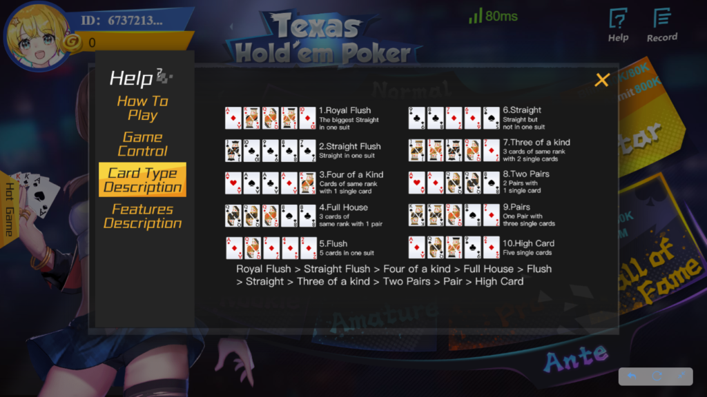 Cá cược trong game Texas Holdem 2XBET
