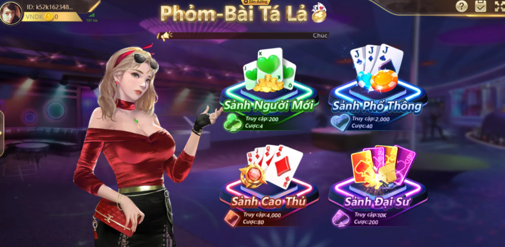 Phòng game bài phỏm 2XBET hoàn toàn mới